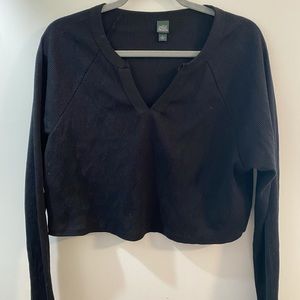 Medium Black Wild Fable Long Sleeve Crop